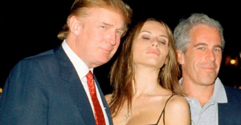 trump epstein melanie trump