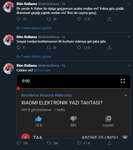 Youtube Yasakları başladı